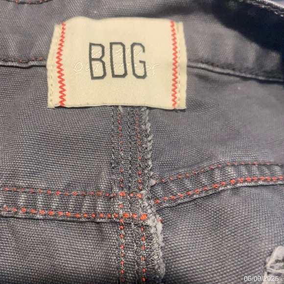 BDG‎ Urban Outfitters Red Stitch Utility Pants Size 31 Gray Straight Fit - Picture 4 of 10